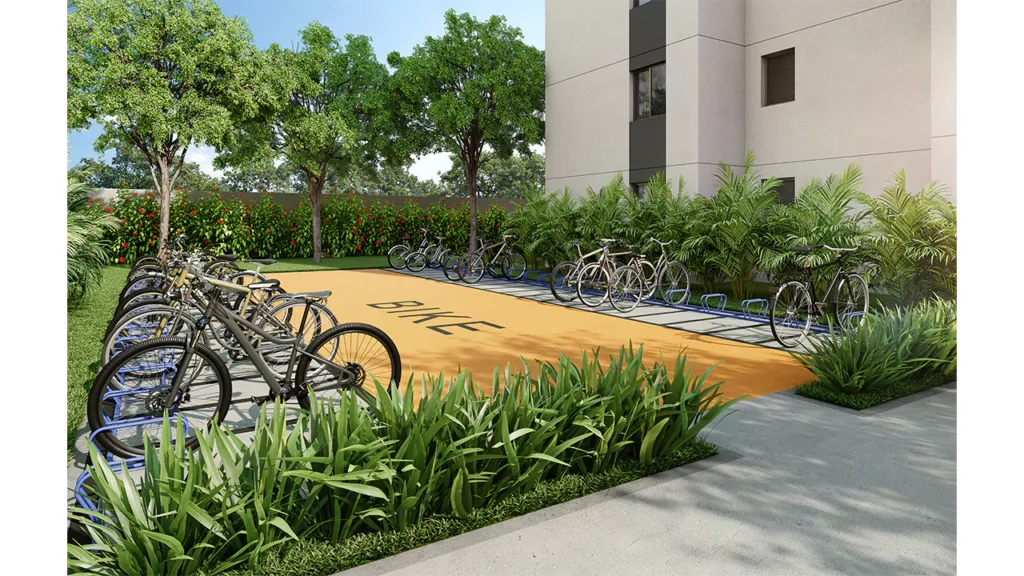 Bicicletário - Novolar Jardins