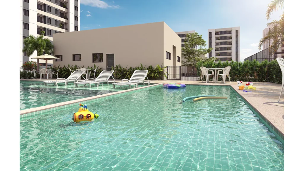 Piscina Infantil - Novolar Jardins