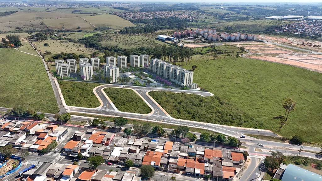Implantação Aérea - Novolar Jardins